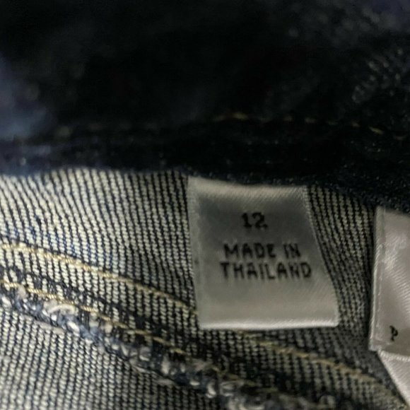 Talbots Size 12 Petite Stretch Jeans Topstitched - Picture 7 of 8